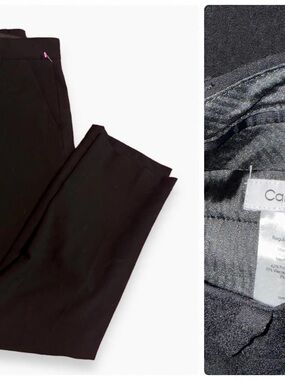 Calvin Klein Black Dress Pants Size 16 Regular Professional Workwear Slacks